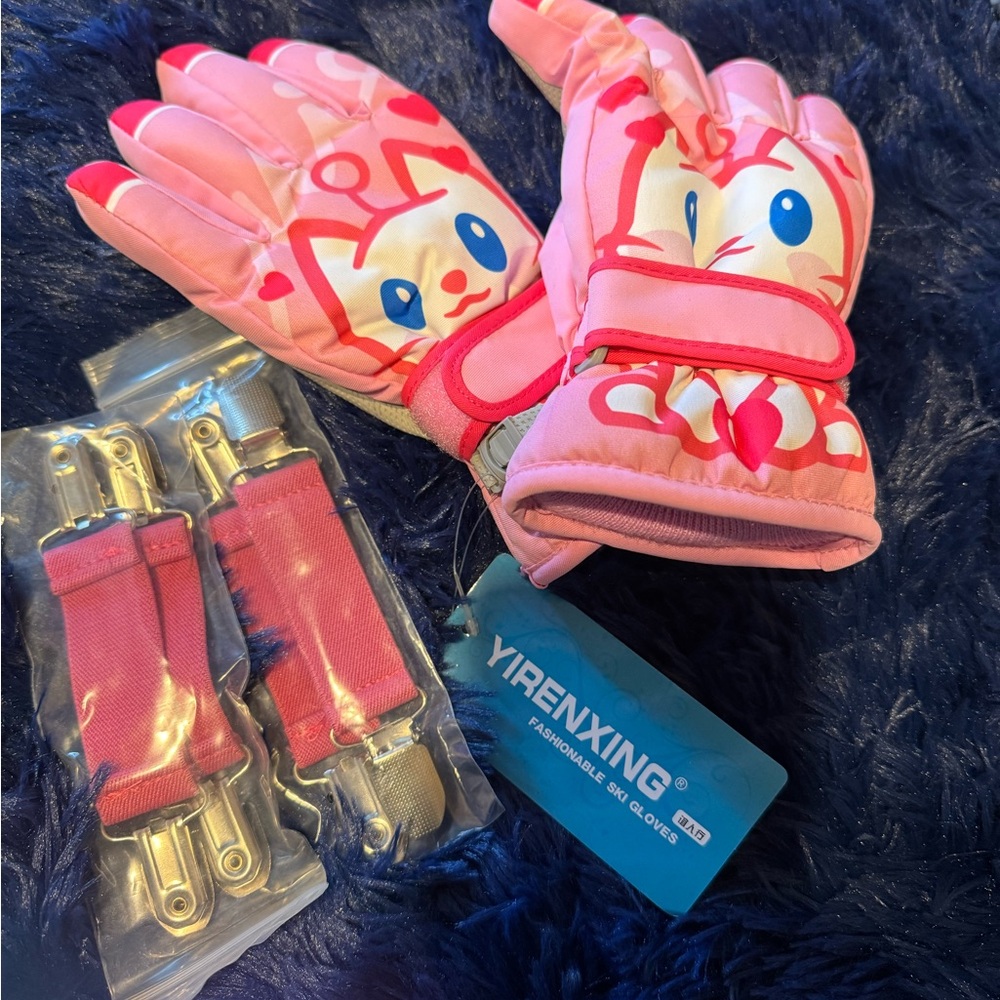Pink Kids Gloves